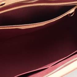 Pre Owned Louis Vuitton Rouge Fauviste Monogram Vernis Brea GM Bag