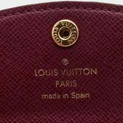 Pre Owned محفظة عملات لوي فيتون روزالين جلد وكانفاس أورورا مونوغرامي