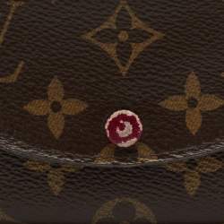 Pre Owned محفظة عملات لوي فيتون روزالين جلد وكانفاس أورورا مونوغرامي