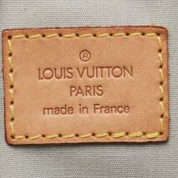 Pre Owned Louis Vuitton Cream Monogram Vernis Summit Drive Bag