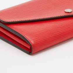 Louis Vuitton Coquelicot Epi Leather Sarah Wallet