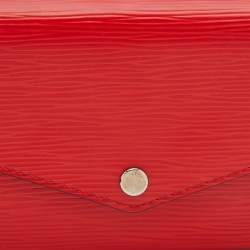 Louis Vuitton Coquelicot Epi Leather Sarah Wallet