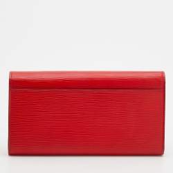 Louis Vuitton Coquelicot Epi Leather Sarah Wallet