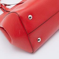 Pre Owned Louis Vuitton Coquelicot Epi Leather Marly MM Bag