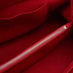 Pre Owned Louis Vuitton Coquelicot Epi Leather Marly MM Bag