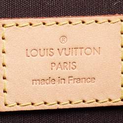 مملوكة مسبقًا حقيبة لوي فيتون ألما جلد فيرنيه أمارانت مونوغرامي GM