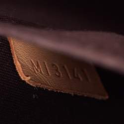 مملوكة مسبقًا حقيبة لوي فيتون ألما جلد فيرنيه أمارانت مونوغرامي GM