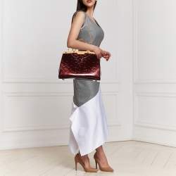 Pre Owned حقيبة لوي فيتون بريه فيرنيه أمارانت مونوغرامي GM