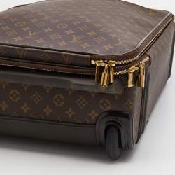 Pre Owned Louis Vuitton Monogram Canvas Business Pegase Legere 55 Luggage