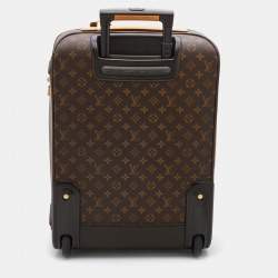 Pre Owned Louis Vuitton Monogram Canvas Business Pegase Legere 55 Luggage