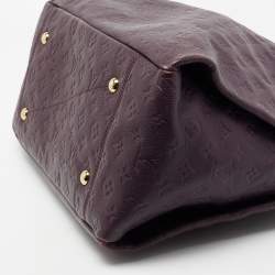 Pre Owned Louis Vuitton Aube Monogram Empreinte Leather Artsy Tote Bag