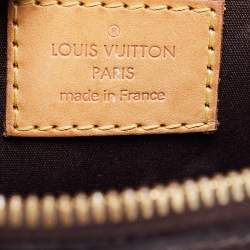 مملوكة مسبقًا حقيبة لوي فيتون ألما جلد لامع مونوغرامي عنابي متوسطة