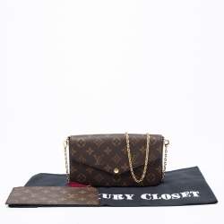 Pre Owned Louis Vuitton Monogram Canvas Felicie Pochette Bag