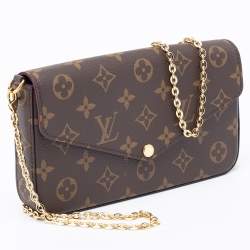 Pre Owned Louis Vuitton Monogram Canvas Felicie Pochette Bag