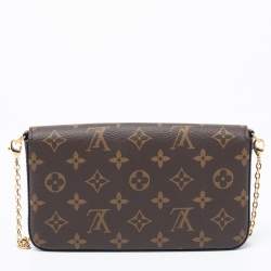 Pre Owned Louis Vuitton Monogram Canvas Felicie Pochette Bag