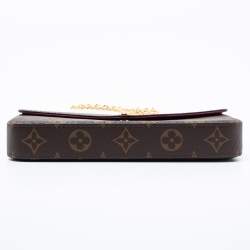Pre Owned Louis Vuitton Monogram Canvas Felicie Pochette Bag