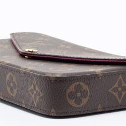 Pre Owned Louis Vuitton Monogram Canvas Felicie Pochette Bag