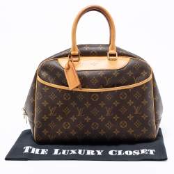 Pre Owned Louis Vuitton Monogram Canvas Deauville Bag
