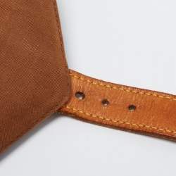 Pre Owned Louis Vuitton Brown Monogram Canvas And Leather Montsouris GM Bag