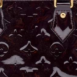 Pre Owned Louis Vuitton Amarante Monogram Vernis Alma BB Bag