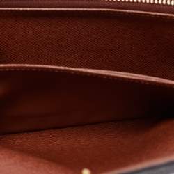 Pre Owned محفظة لوي فيتون سارا كانفاس مونوغرامي بني