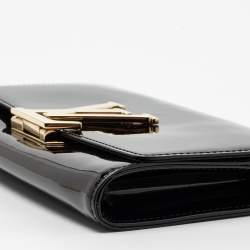 مملوكة مسبقًا Louis Vuitton Black Vernis Leather Louise Clutch