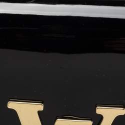مملوكة مسبقًا Louis Vuitton Black Vernis Leather Louise Clutch