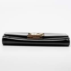 مملوكة مسبقًا Louis Vuitton Black Vernis Leather Louise Clutch