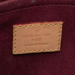 Pre Owned Louis Vuitton Amarante Monogram Vernis Romaine Bag