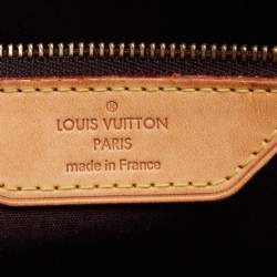 Pre Owned Louis Vuitton Amarante Monogram Vernis Brea MM Bag