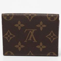 مملوكة مسبقًا Louis Vuitton Monogram Canvas Enveloppe Carte de Visite Card Holder