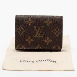 مملوكة مسبقًا Louis Vuitton Monogram Canvas Enveloppe Carte de Visite Card Holder