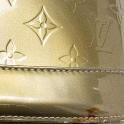 Pre Owned Louis Vuitton Vert Olive Monogram Vernis Leather Alma GM Bag