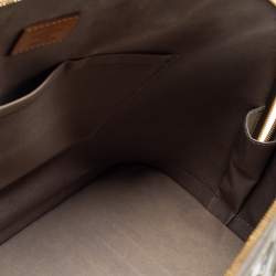 Pre Owned Louis Vuitton Vert Olive Monogram Vernis Leather Alma GM Bag