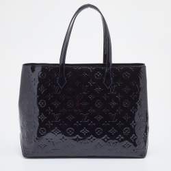 مملوكة مسبقًا Louis Vuitton Bleu Infini Monogram Vernis Wilshire MM Bag
