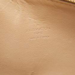 Pre Owned Louis Vuitton Brown/Yellow Vernis Bedford