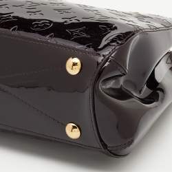 Pre Owned Louis Vuitton Amarante Monogram Vernis Montaigne BB Bag