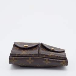 مملوكة مسبقًا Louis Vuitton Brown Monogram Canvas Pochette Duo Belt Bag