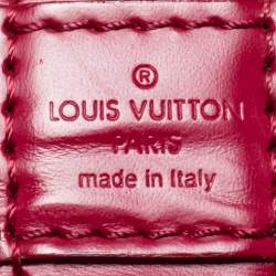 Pre Owned Louis Vuitton Fuchsia Epi Leather Alma BB Bag