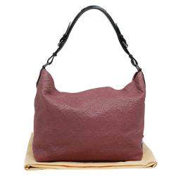 Pre Owned Louis Vuitton Framboise Monogram Antheia Leather Hobo PM Bag 