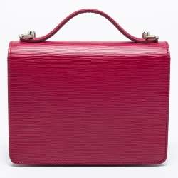 مملوكة مسبقًا حقيبة لوي فيتون مونكو بي بي جلد إيبي فوشيا