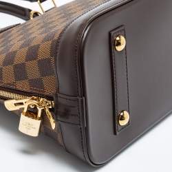 Pre Owned Louis Vuitton Damier Ebene Canvas Alma PM Bag