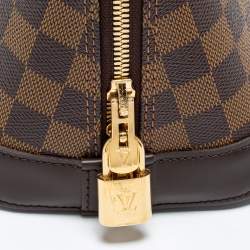 Pre Owned Louis Vuitton Damier Ebene Canvas Alma PM Bag