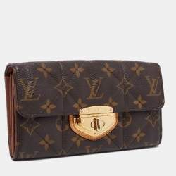 Pre Owned Louis Vuitton Monogram Canvas Etoile Sarah Wallet