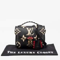 مملوكة مسبقًا Louis Vuitton Black/Beige Monogram Empreinte Crafty Pochette Metis Bag