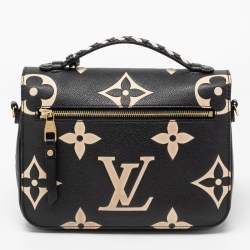 مملوكة مسبقًا Louis Vuitton Black/Beige Monogram Empreinte Crafty Pochette Metis Bag