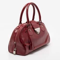 Pre Owned Louis Vuitton Rubis Epi Leather Bowling Montaigne GM Bag