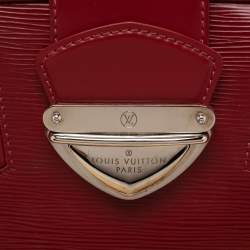 Pre Owned Louis Vuitton Rubis Epi Leather Bowling Montaigne GM Bag