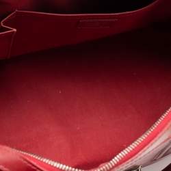 Pre Owned Louis Vuitton Rubis Epi Leather Bowling Montaigne GM Bag