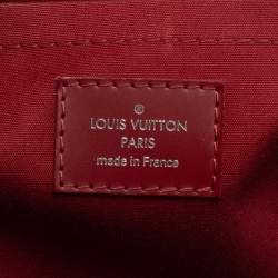 Pre Owned Louis Vuitton Rubis Epi Leather Bowling Montaigne GM Bag